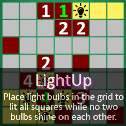 Play Light Up (aka Akari) Puzzle Game Online
