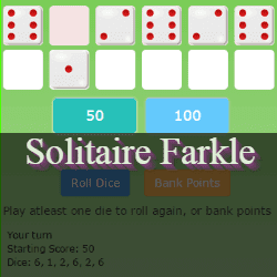 Play Solitaire Farkle Dice Game Online