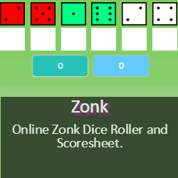 Online Zonk Dice Roller, Yatzy Score Sheet, Yatzy Score Card