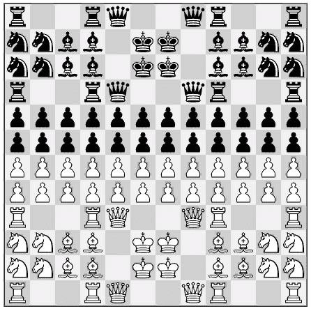 Grand Dice Chess Initial Setup