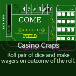 Play Casino Craps Game Online