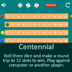 Play Centennial Dice Game Online