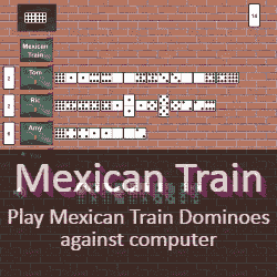 Play Mexican Train Dominoes Game Online