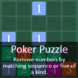 Play Poker Puzzle Puzzle Game Online