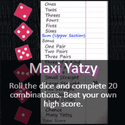 Play Maxi Yatzy Dice Game Online
