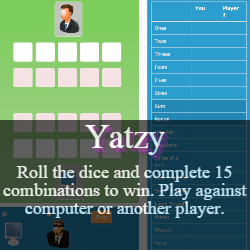 Yatzy Score Sheet, Yatzy Score Card